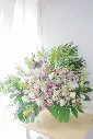 粉紫色玫瑰三腳架花牌 (L Size)