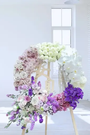 木製安息花牌